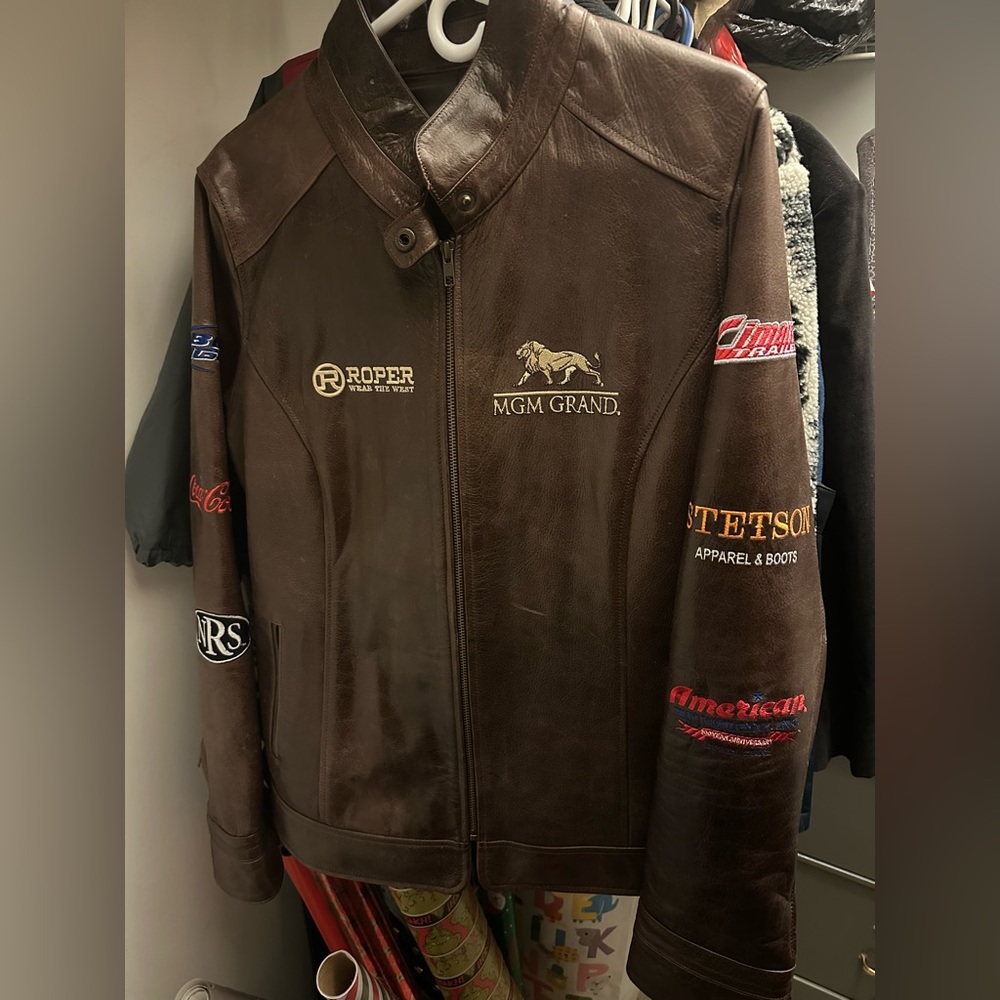 Rodeo Sponsor leather jacket